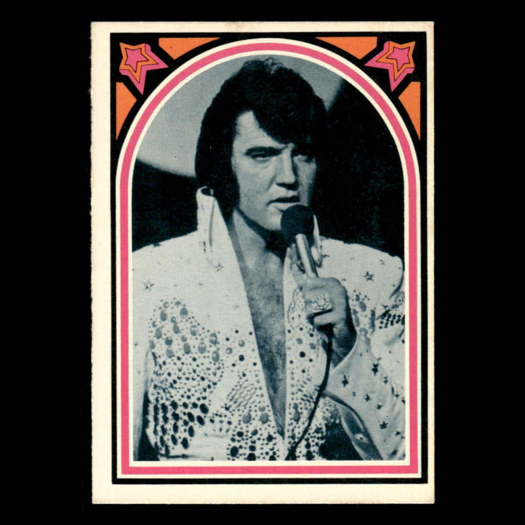 Elvis Presley #39 1978 Boxcar Elvis Facts Baseball Card MLB EX