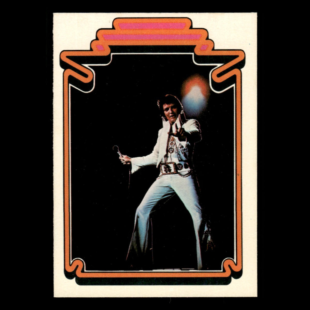 Elvis Presley #37 1978 Boxcar Elvis Facts Baseball Card MLB EX