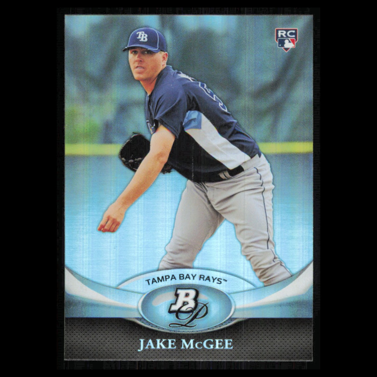 Jake McGee Rookie #27 2011 Bowman Platinum Tampa Bay Rays Baseball Card MLB NM