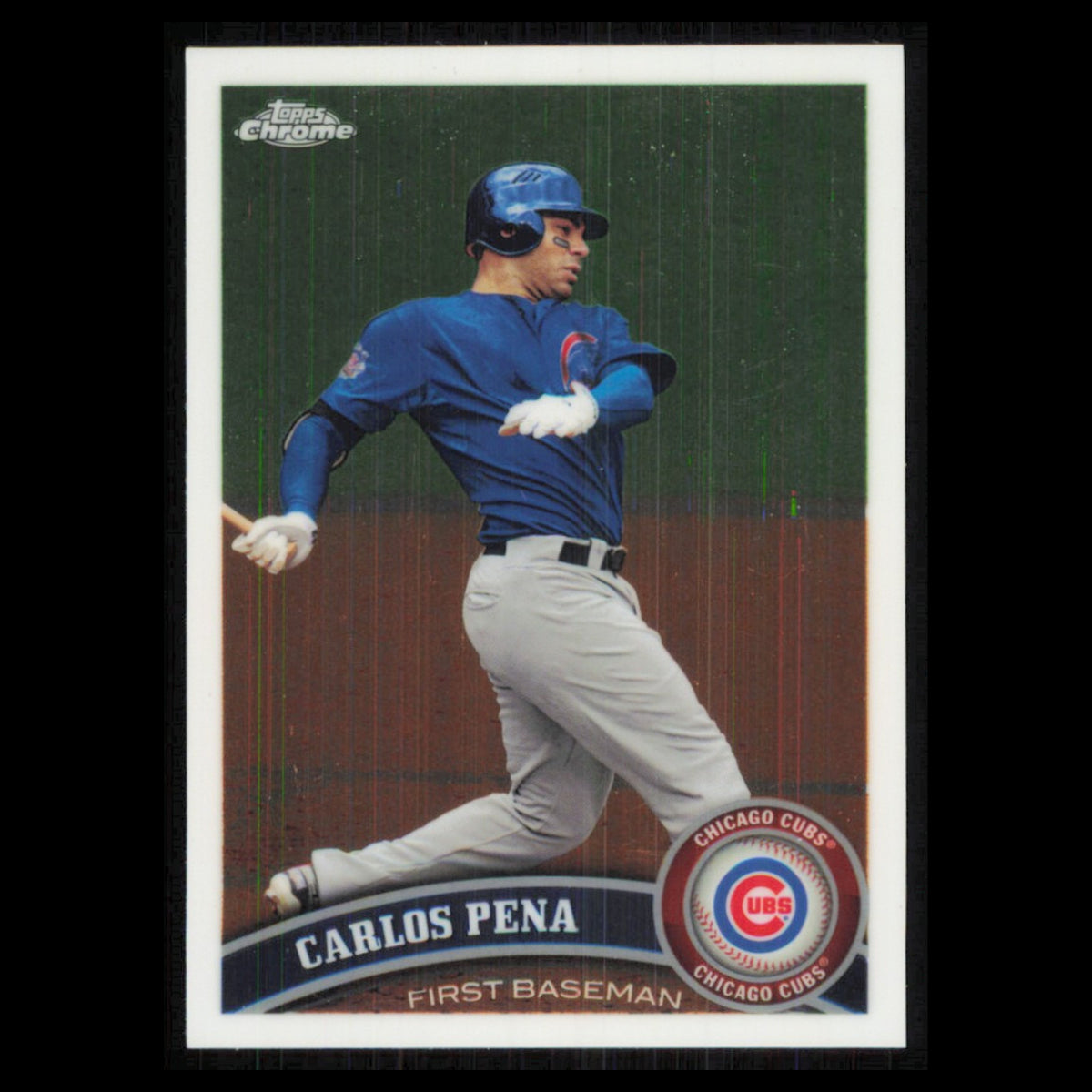 Carlos Pena #112 2011 Topps Chrome Chicago Cubs Baseball Card MLB NM