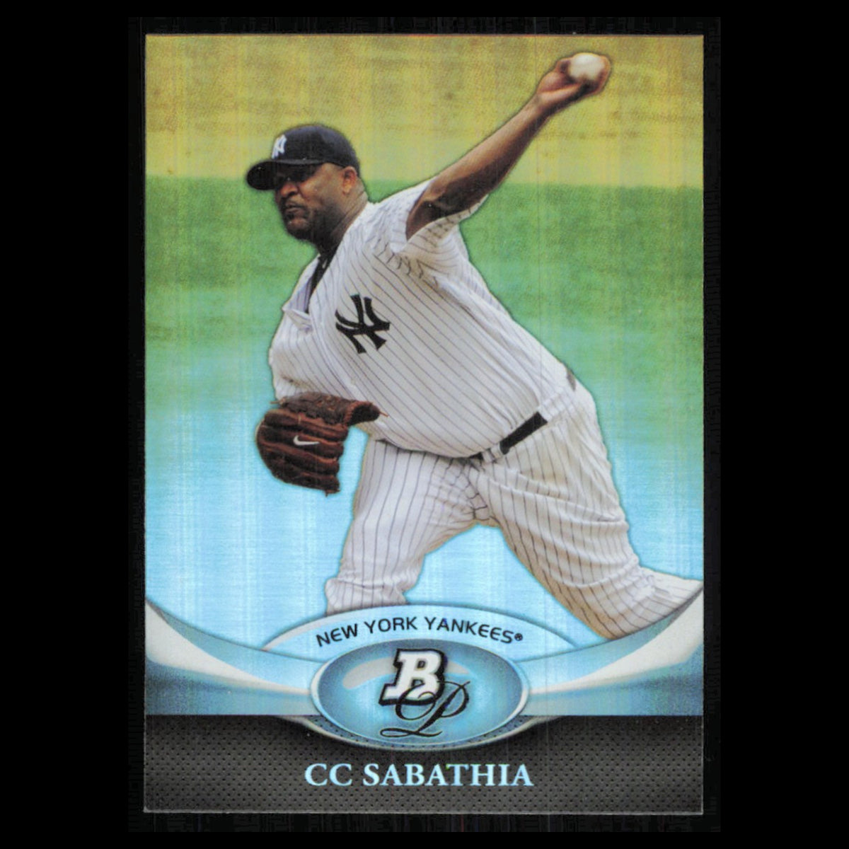 CC Sabathia #60 2011 Bowman Platinum New York Yankees Baseball Card MLB NM