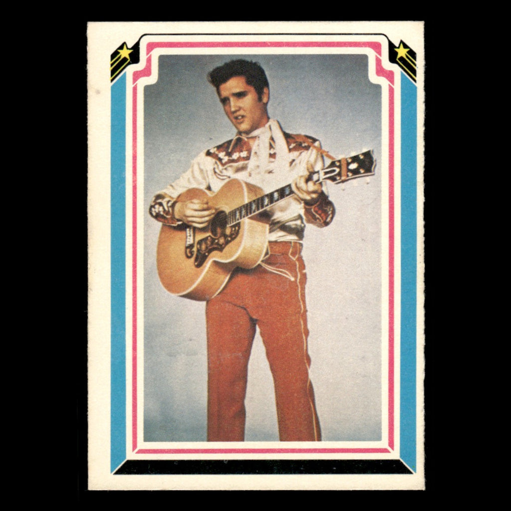 Elvis Presley #29 1978 Boxcar Elvis Facts Baseball Card MLB EX