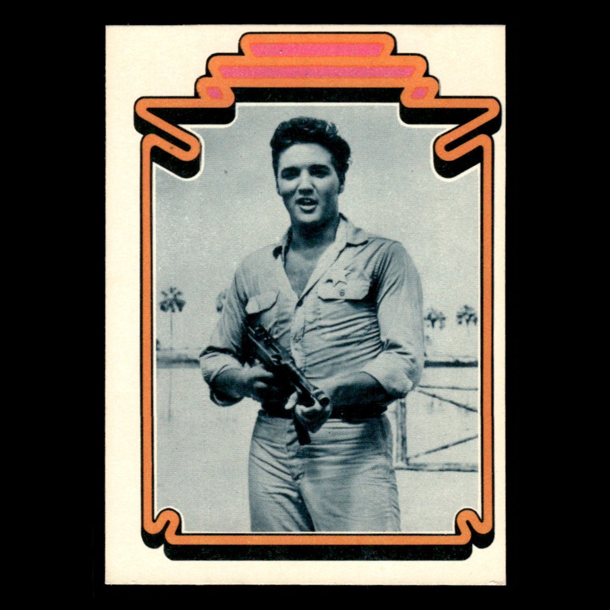 Elvis Presley #26 1978 Boxcar Elvis Facts Baseball Card MLB EX