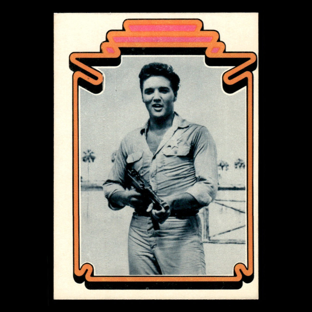 Elvis Presley #26 1978 Boxcar Elvis Facts Baseball Card MLB EX