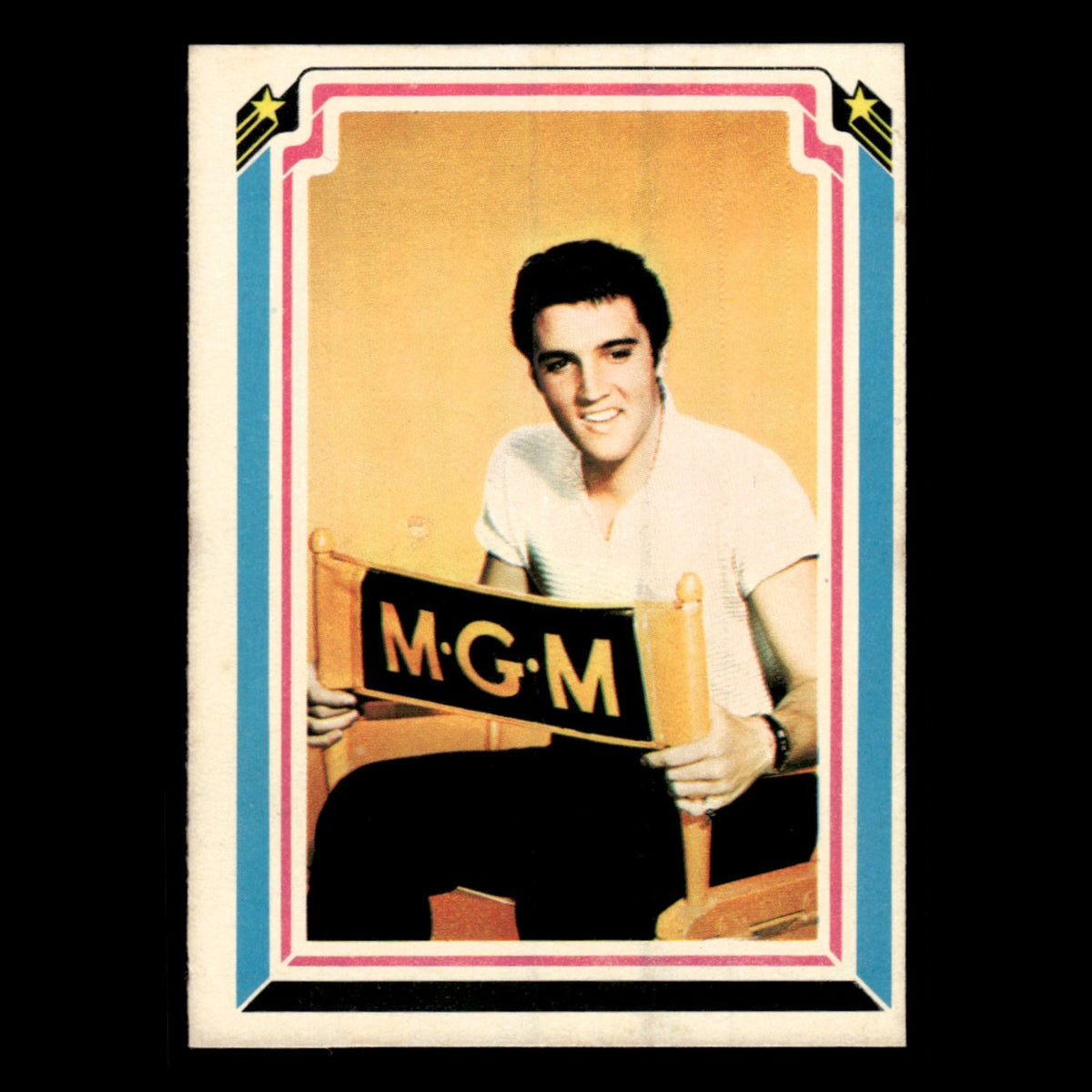 Elvis Presley #2 1978 Boxcar Elvis Facts Baseball Card MLB EX