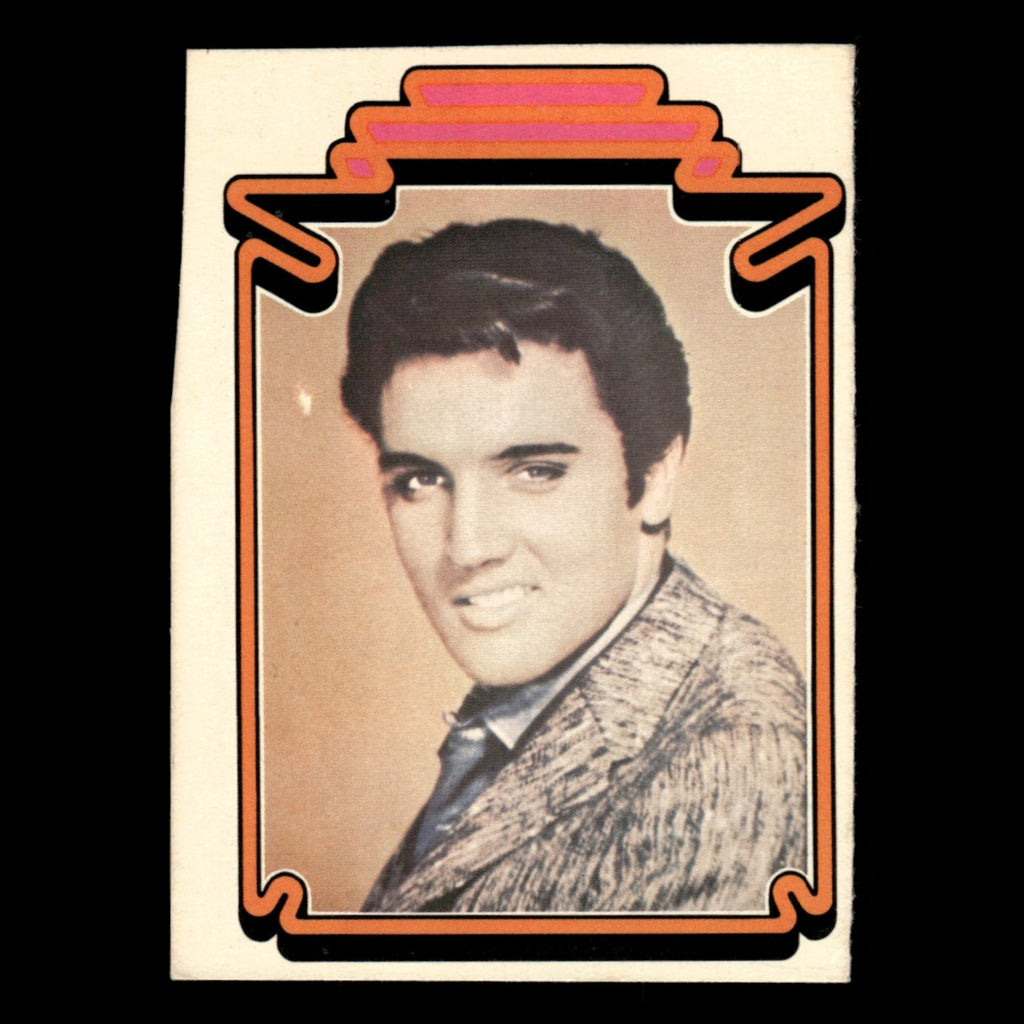 Elvis Presley #7 1978 Boxcar Elvis Facts Baseball Card MLB EX