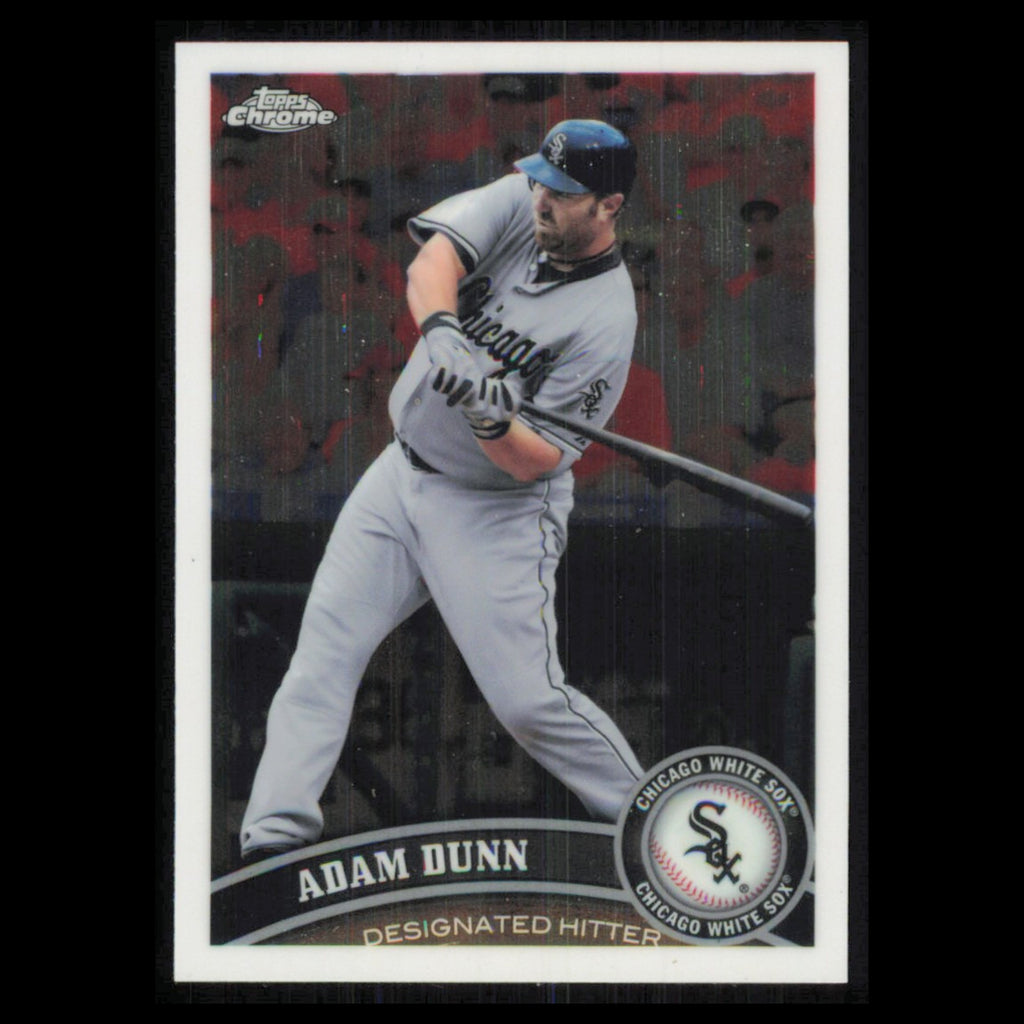 Adam Dunn #14 2011 Topps Chrome Chicago White Sox Baseball Card MLB NM