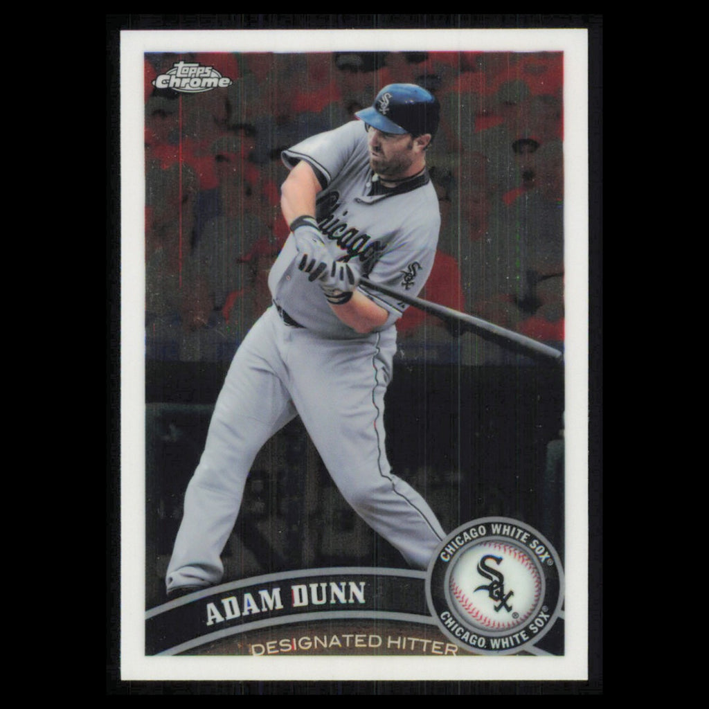Adam Dunn #14 2011 Topps Chrome Chicago White Sox Baseball Card MLB NM
