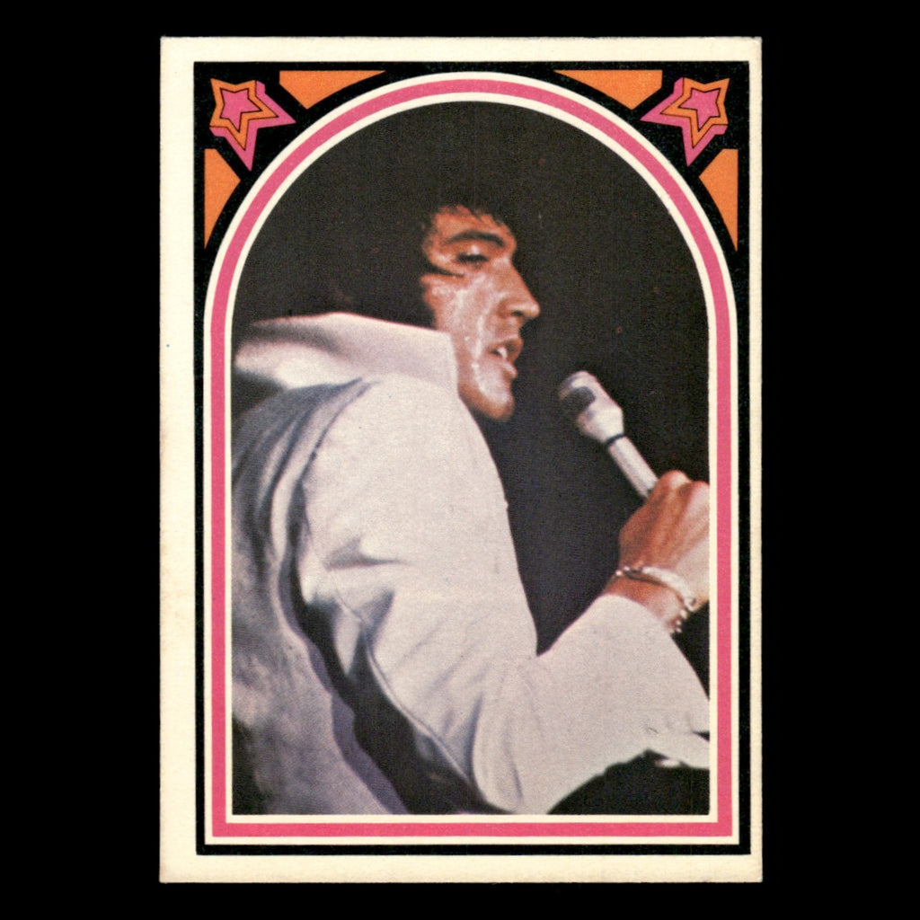 Elvis Presley #61 1978 Boxcar Elvis Facts Baseball Card MLB EX