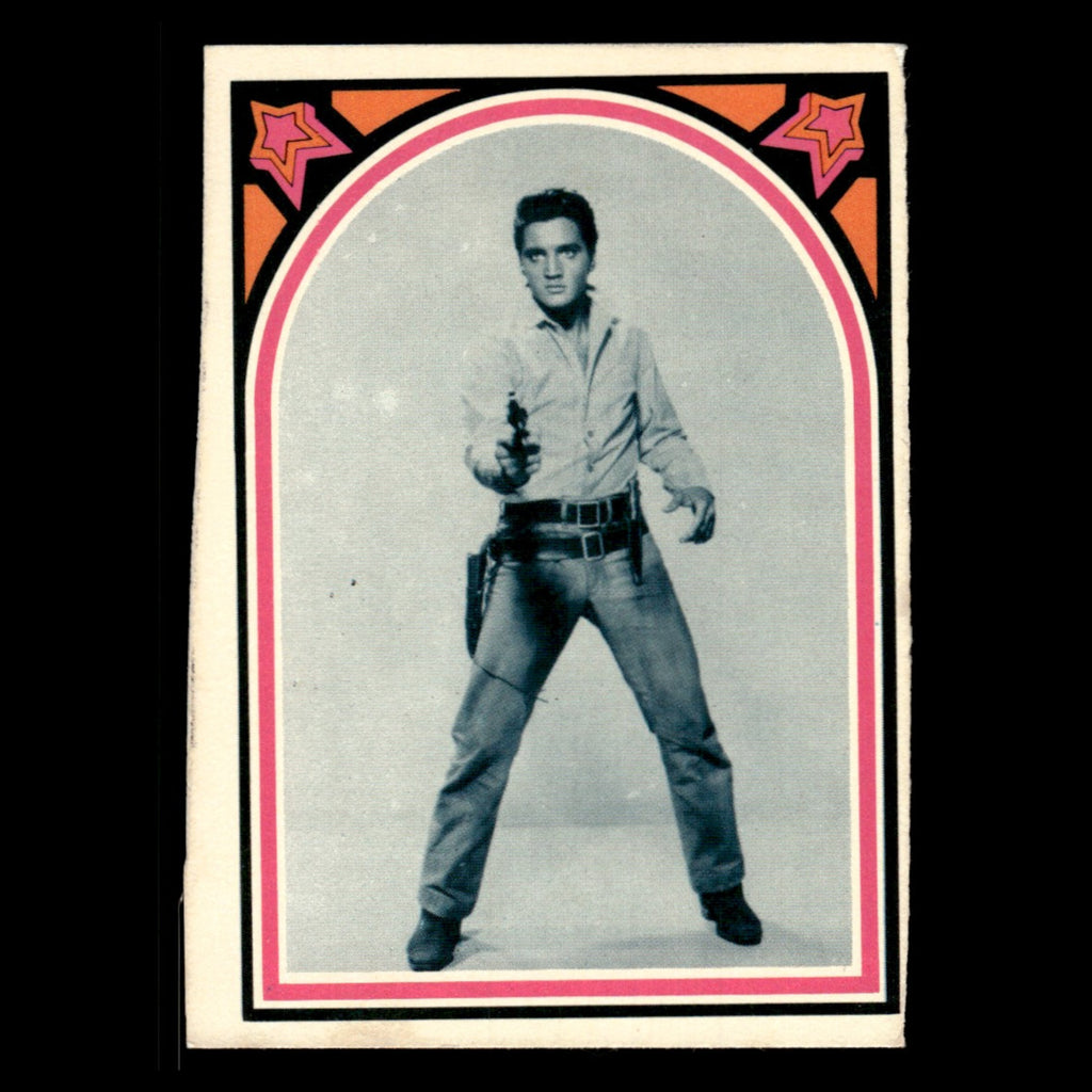 Elvis Presley #55 1978 Boxcar Elvis Facts Baseball Card MLB EX