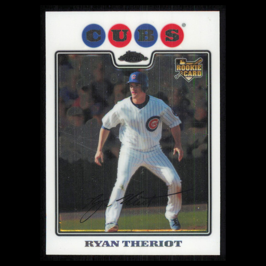 Ryan Theriot Rookie #172 2008 Topps Chrome Chicago Cubs Baseball Card MLB NM