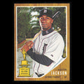 Austin Jackson Rookie #335 2011 Topps Heritage Detroit Tigers Baseball Card MLB