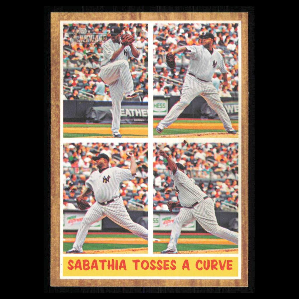 CC Sabathia #315 2011 Topps Heritage New York Yankees Baseball Card MLB NM