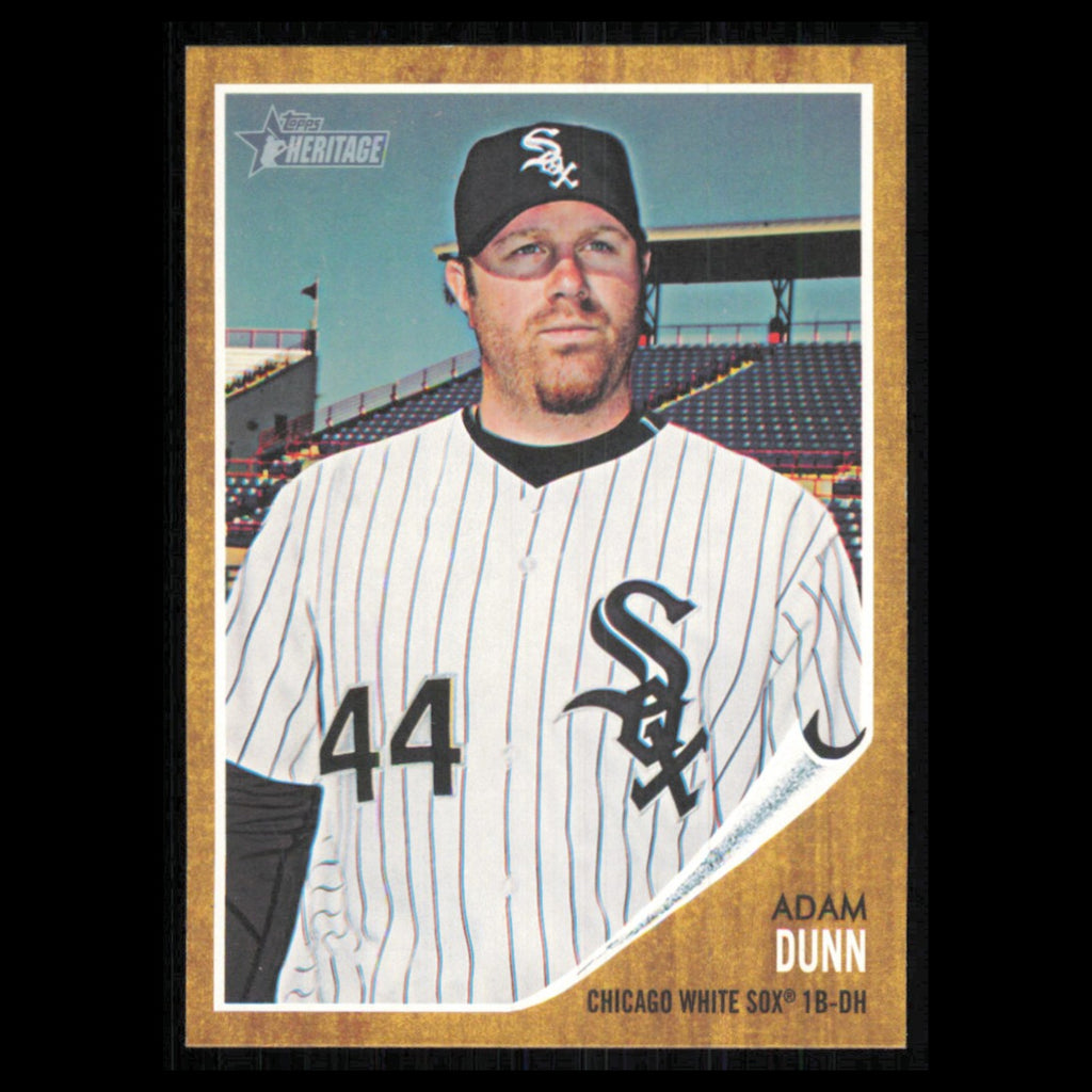 Adam Dunn #175 2011 Topps Heritage Chicago White Sox Baseball Card MLB NM