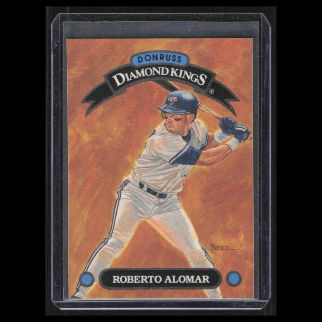 Roberto Alomar #DK-20 1993 Donruss Diamond Kings Toronto Blue Jays Baseball Card