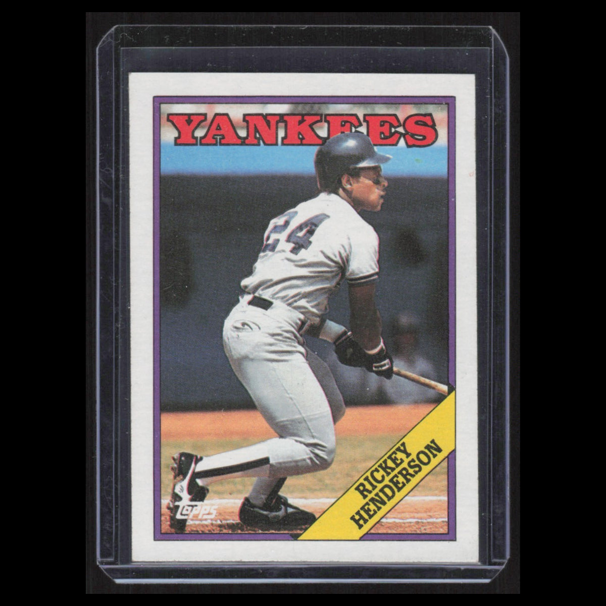 Rickey Henderson #60 1988 Topps New York Yankees Baseball Card MLB NM