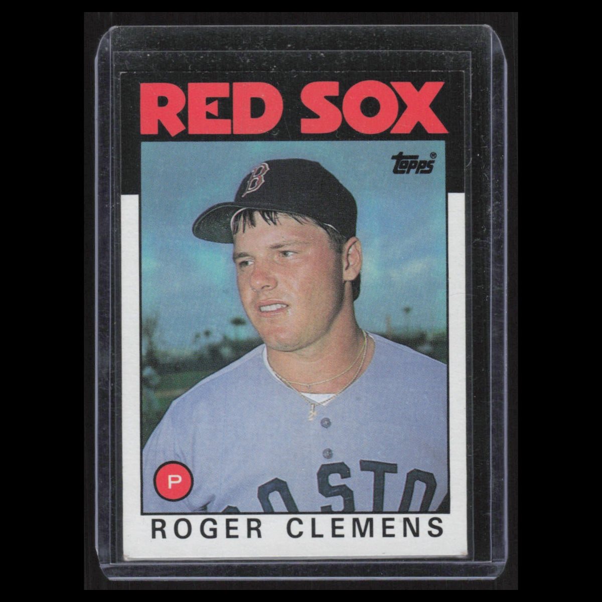 Roger Clemens #661 1986 Topps Boston Red Sox Baseball Card MLB NM