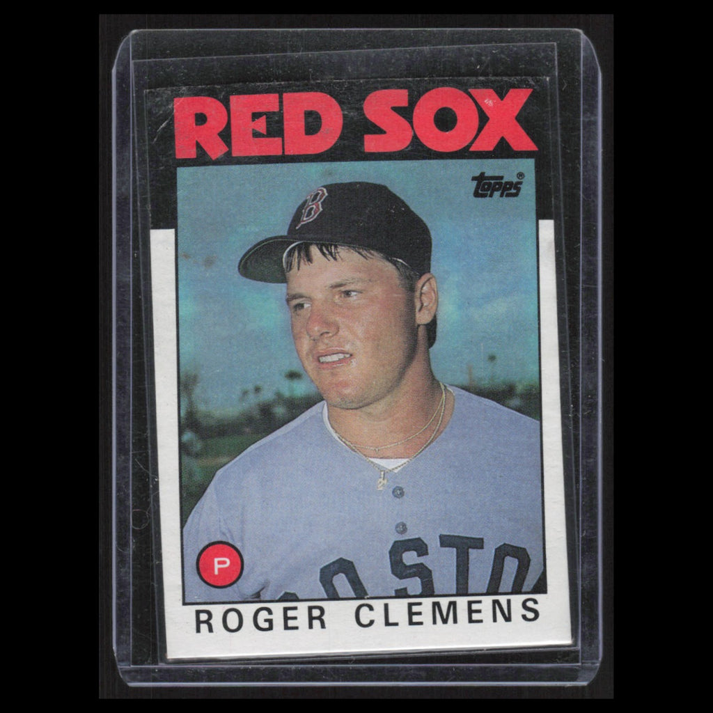 Roger Clemens #661 1986 Topps Boston Red Sox Baseball Card MLB NM