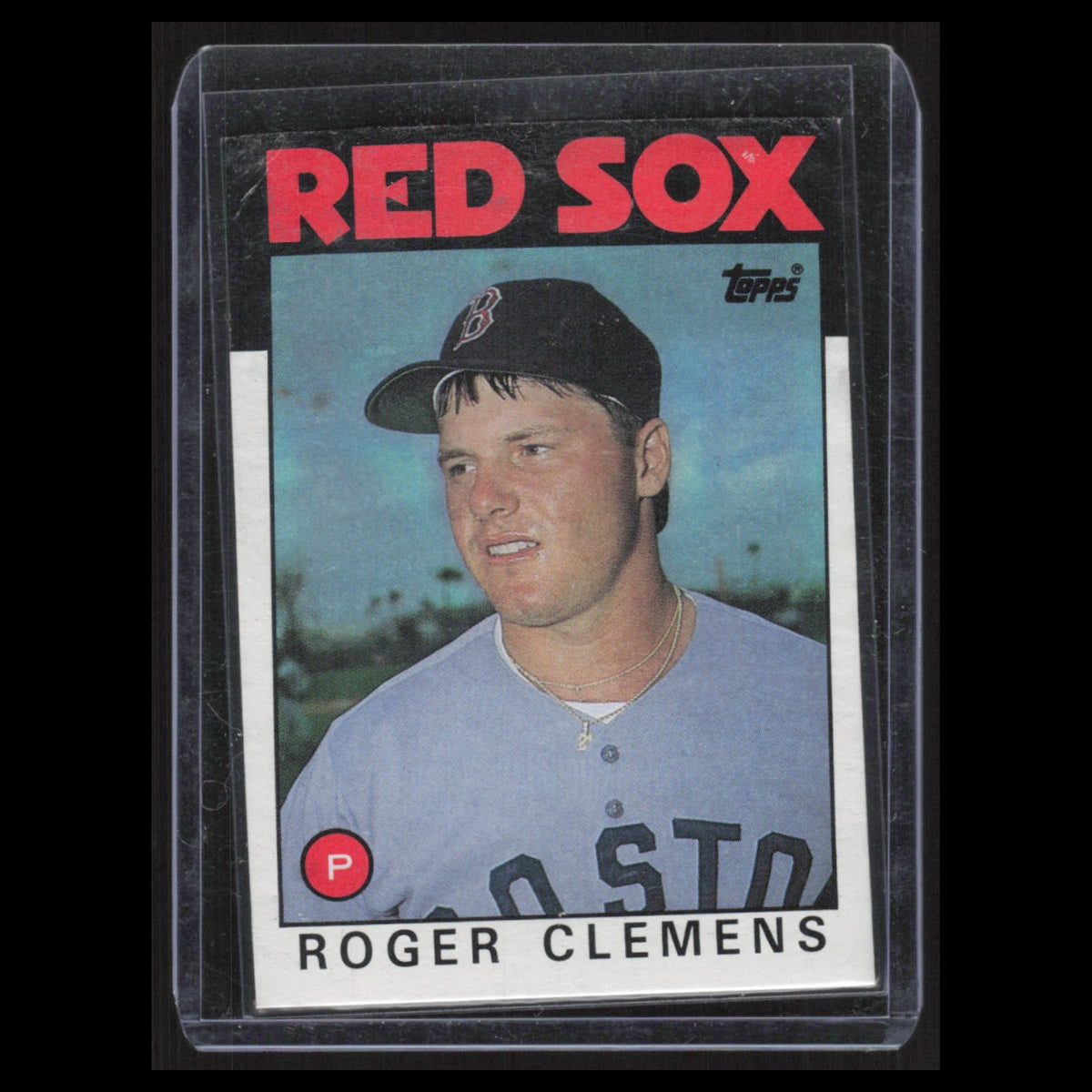 Roger Clemens #661 1986 Topps Boston Red Sox Baseball Card MLB NM