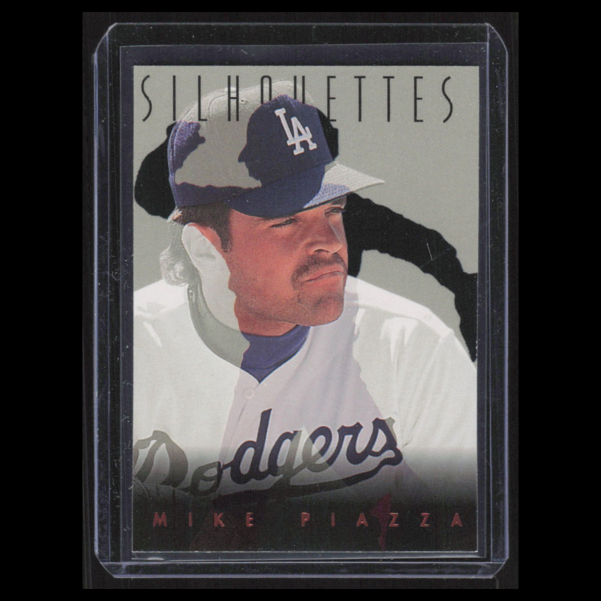 Mike Piazza #9 1993 Studio Silhouettes Los Angeles Dodgers Baseball Card MLB NM