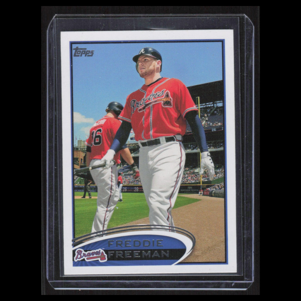 Freddie Freeman #215 2012 Topps Atlanta Braves Baseball Card MLB NM
