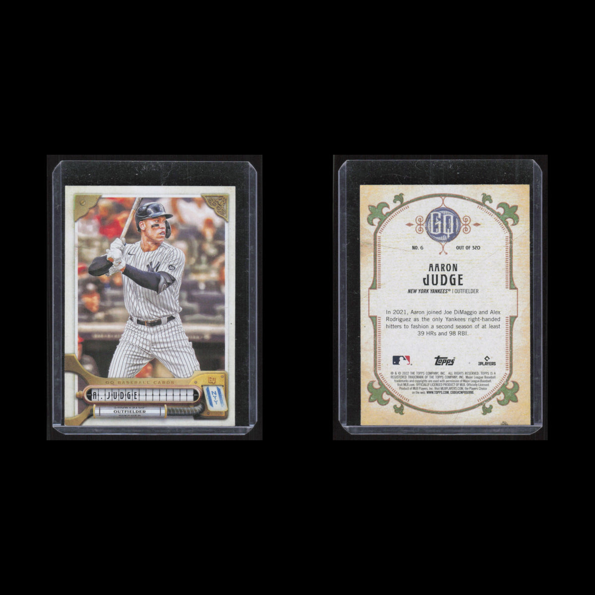 Aaron Judge #6 2022 Topps Gypsy Queen New York Yankees Baseball Card MLB NM