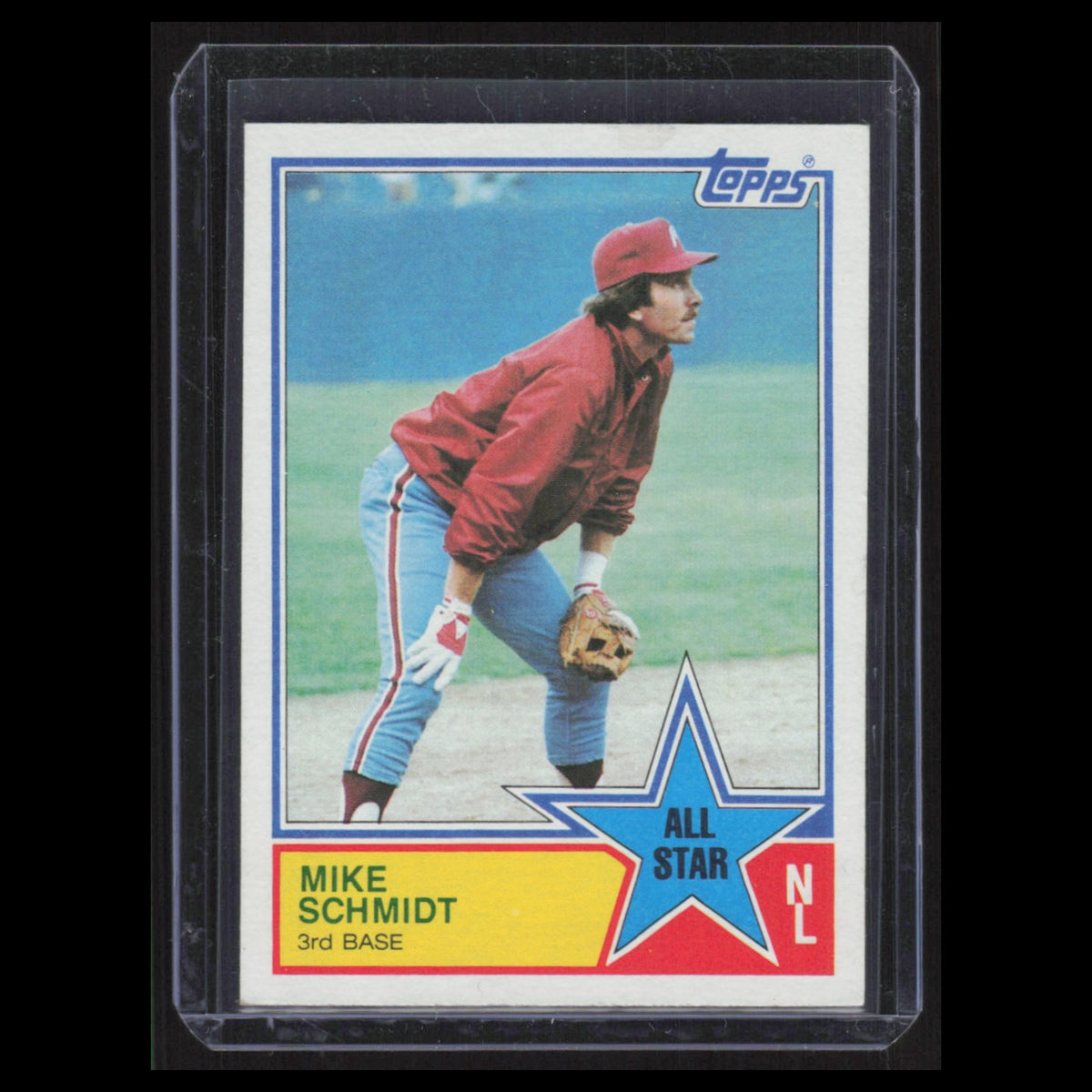 Mike Schmidt #399 1983 Topps Philadelphia Phillies Baseball Card MLB NM