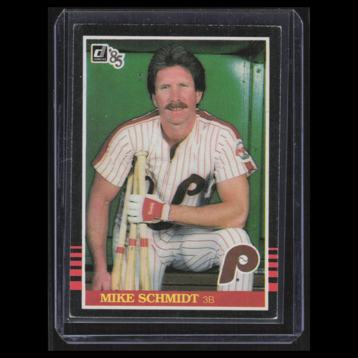 Mike Schmidt #61 1986 Donruss Philadelphia Phillies Baseball Card MLB NM