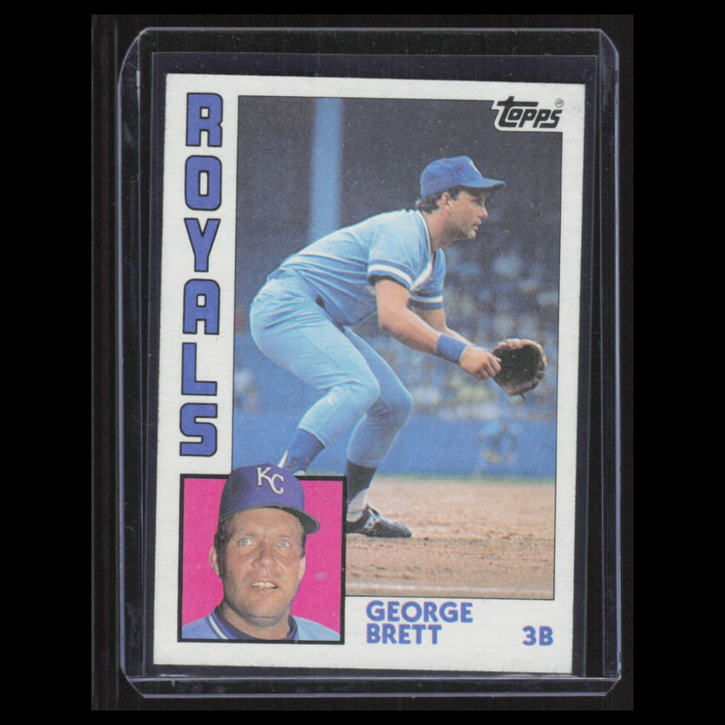 George Brett #500 1984 Topps Kansas City Royals Baseball Card MLB NM