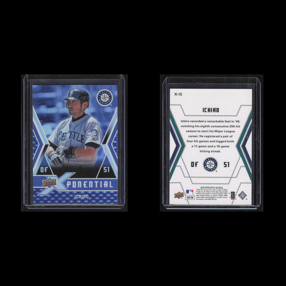 Ichiro #X-15 2009 Upper Deck Seattle Mariners Baseball Card MLB NM