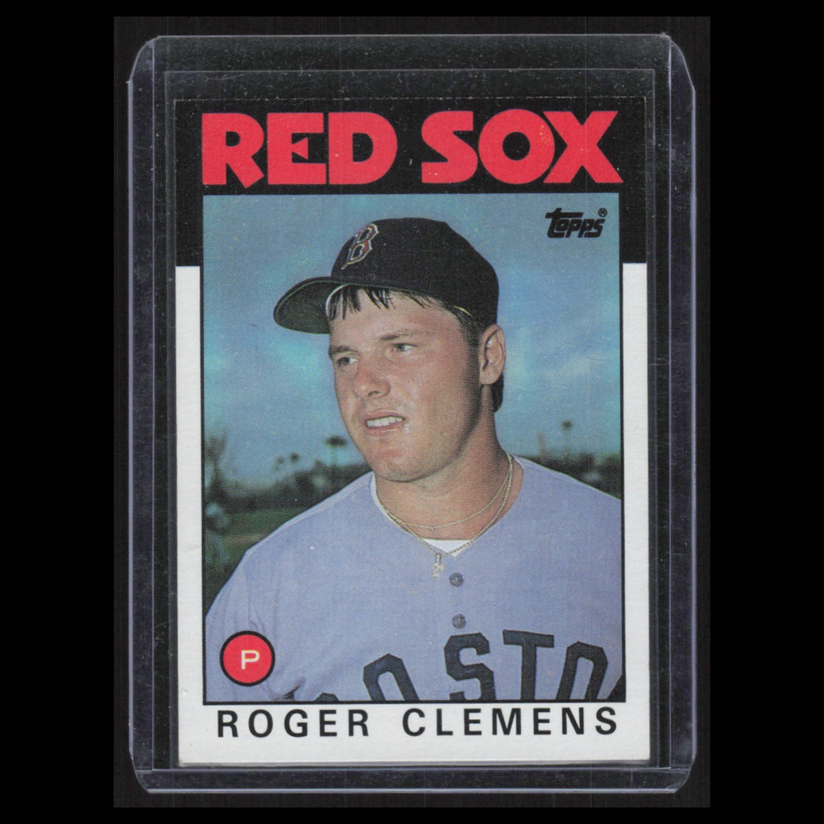 Roger Clemens #661 1986 Topps Boston Red Sox Baseball Card MLB NM