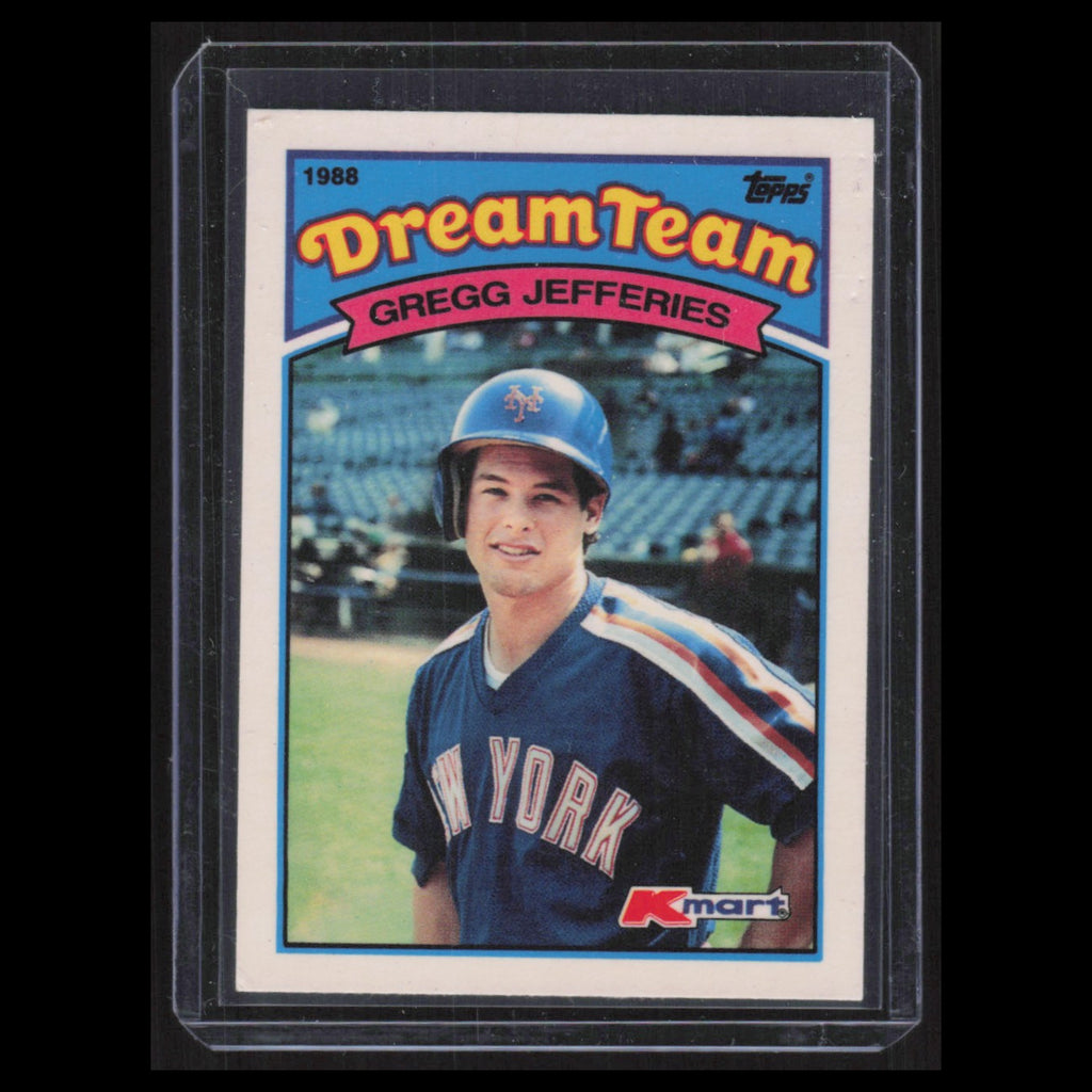 Gregg Jefferies #11 1989 Topps Kmart Dream Team New York Mets Baseball Card MLB