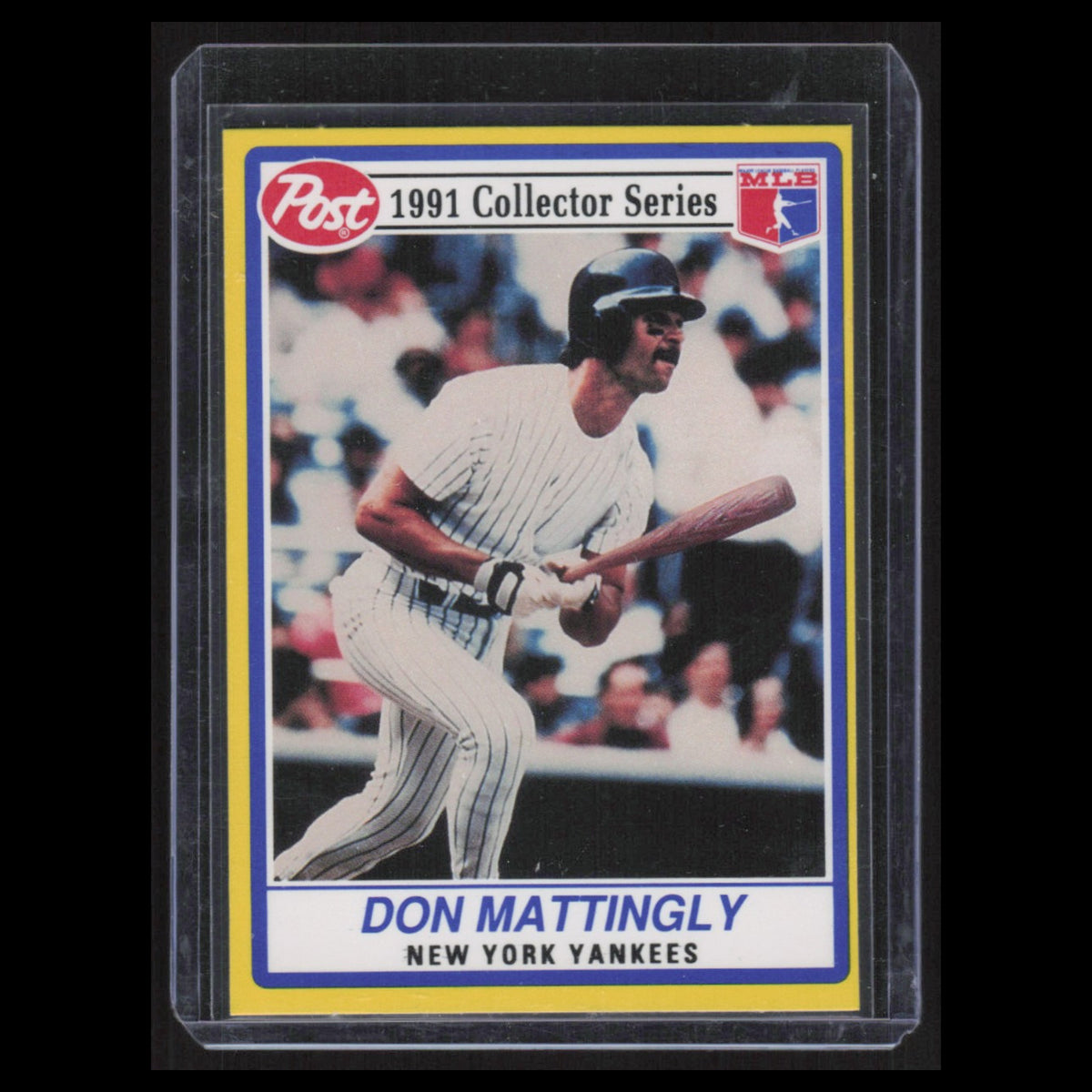 Don Mattingly #29 1991 Post Cereal New York Yankees Baseball Card MLB NM