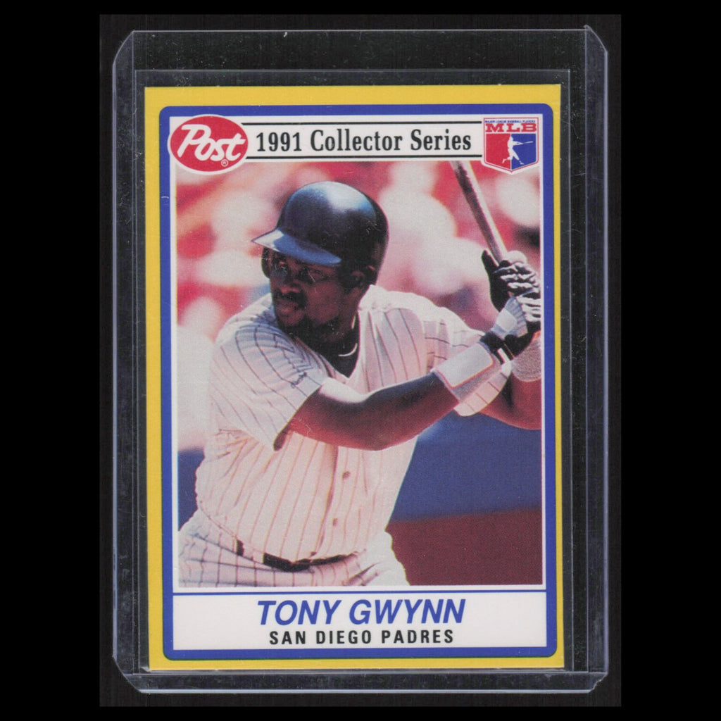 Tony Gwynn #10 1991 Post Cereal San Diego Padres Baseball Card MLB NM