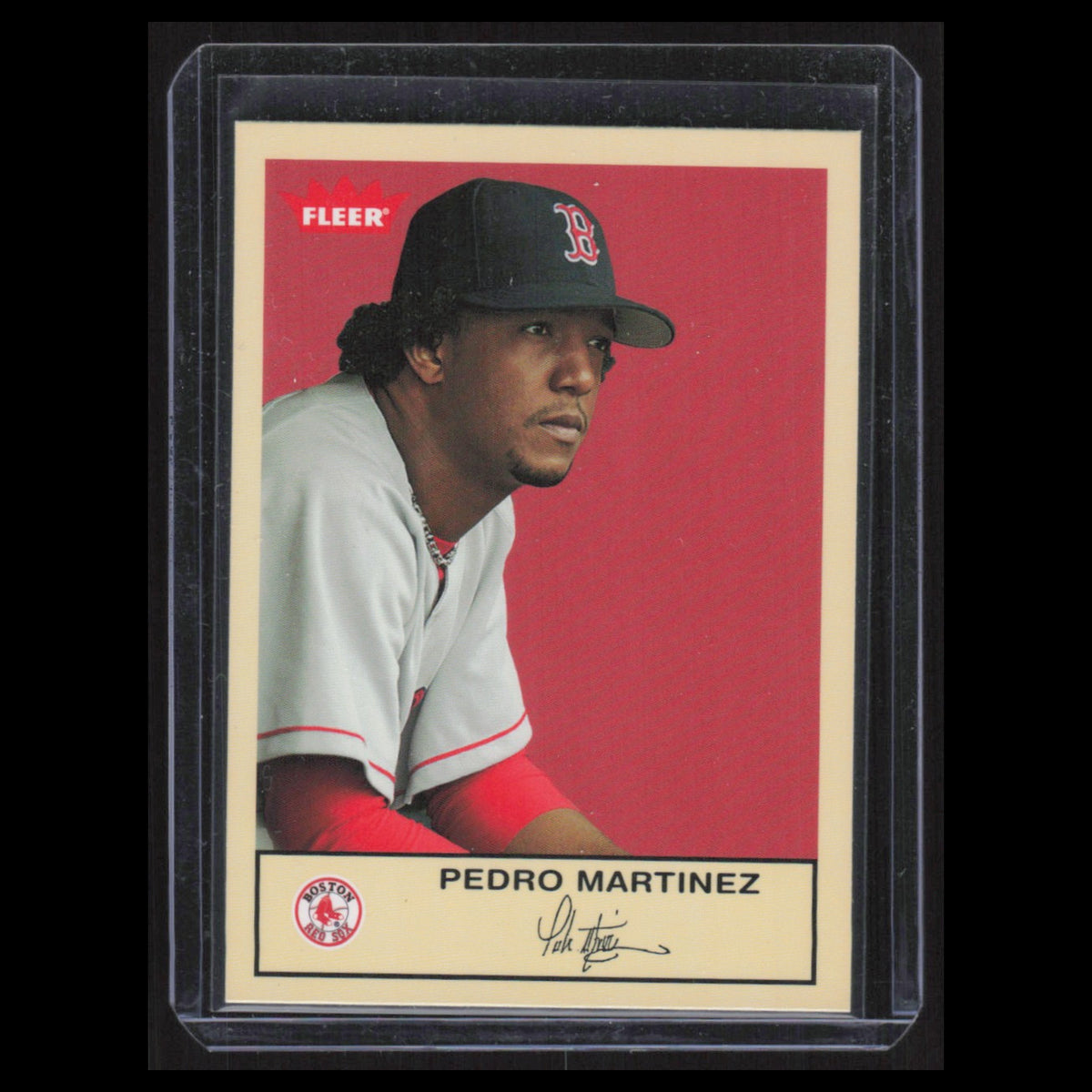 Pedro Martinez #149 2005 Fleer Tradition Boston Red Sox Baseball Card MLB NM