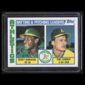Rickey Henderson/Tim Conroy #156 1984 Topps Oakland Athletics Baseball Card MLB