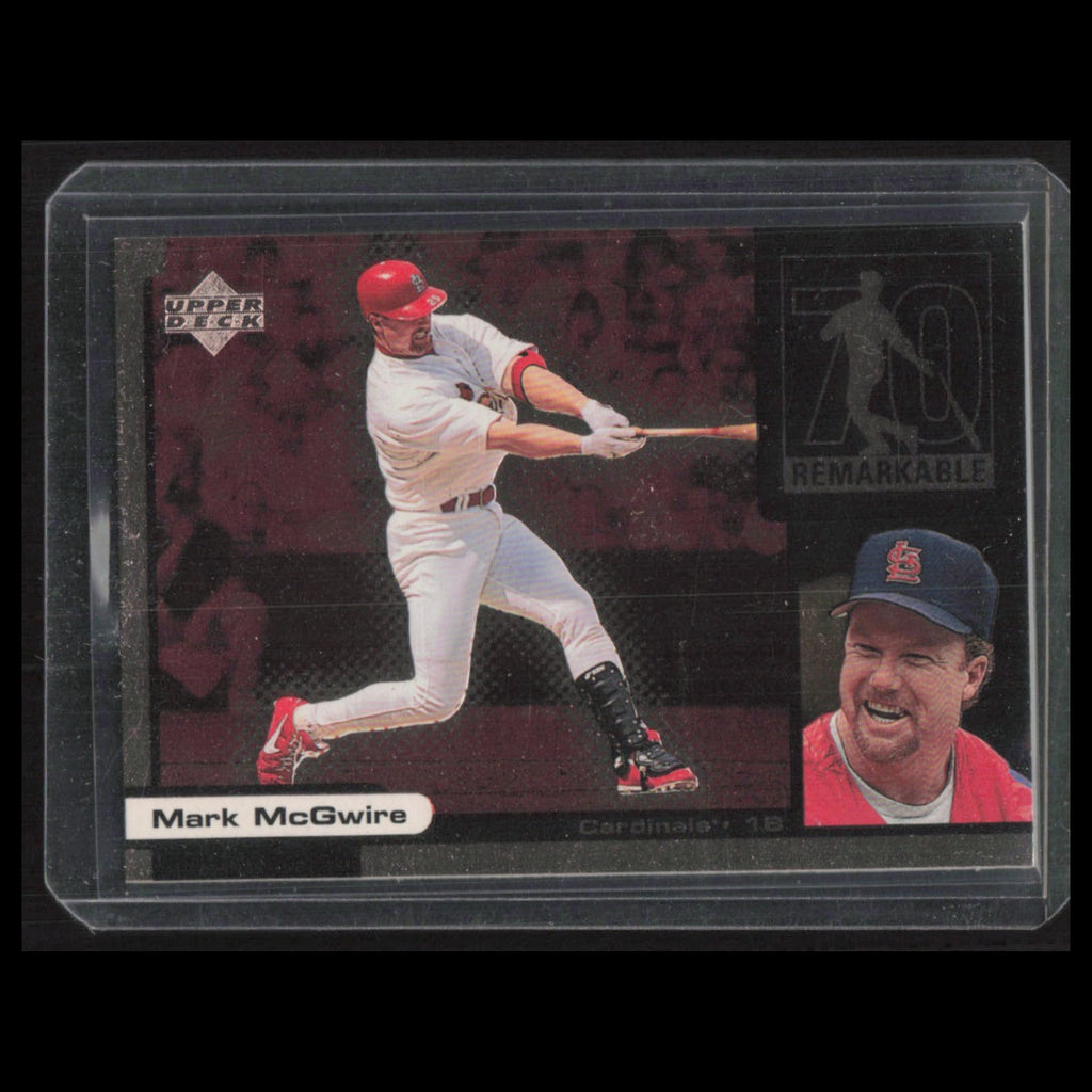 Mark McGwire HR 20 #M7 1999 Upper Deck Ovation ReMarkable Moments Cardinals Card