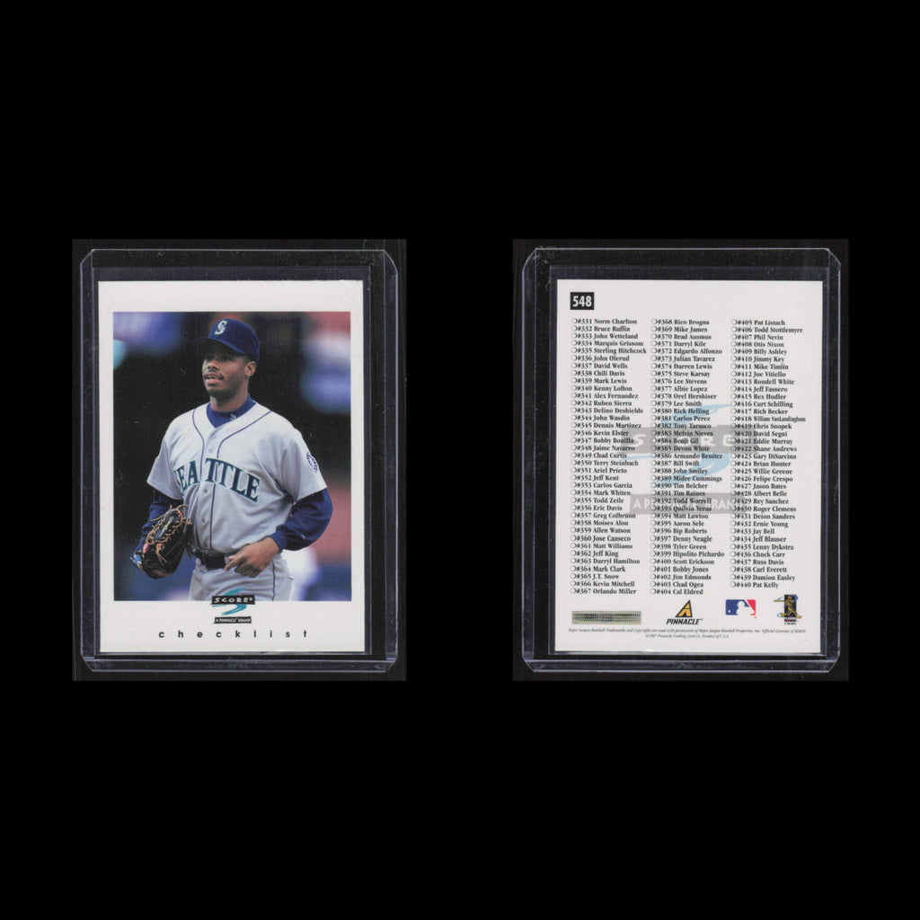 Ken Griffey Jr #548 1998 Score Seattle Mariners Baseball Card MLB NM
