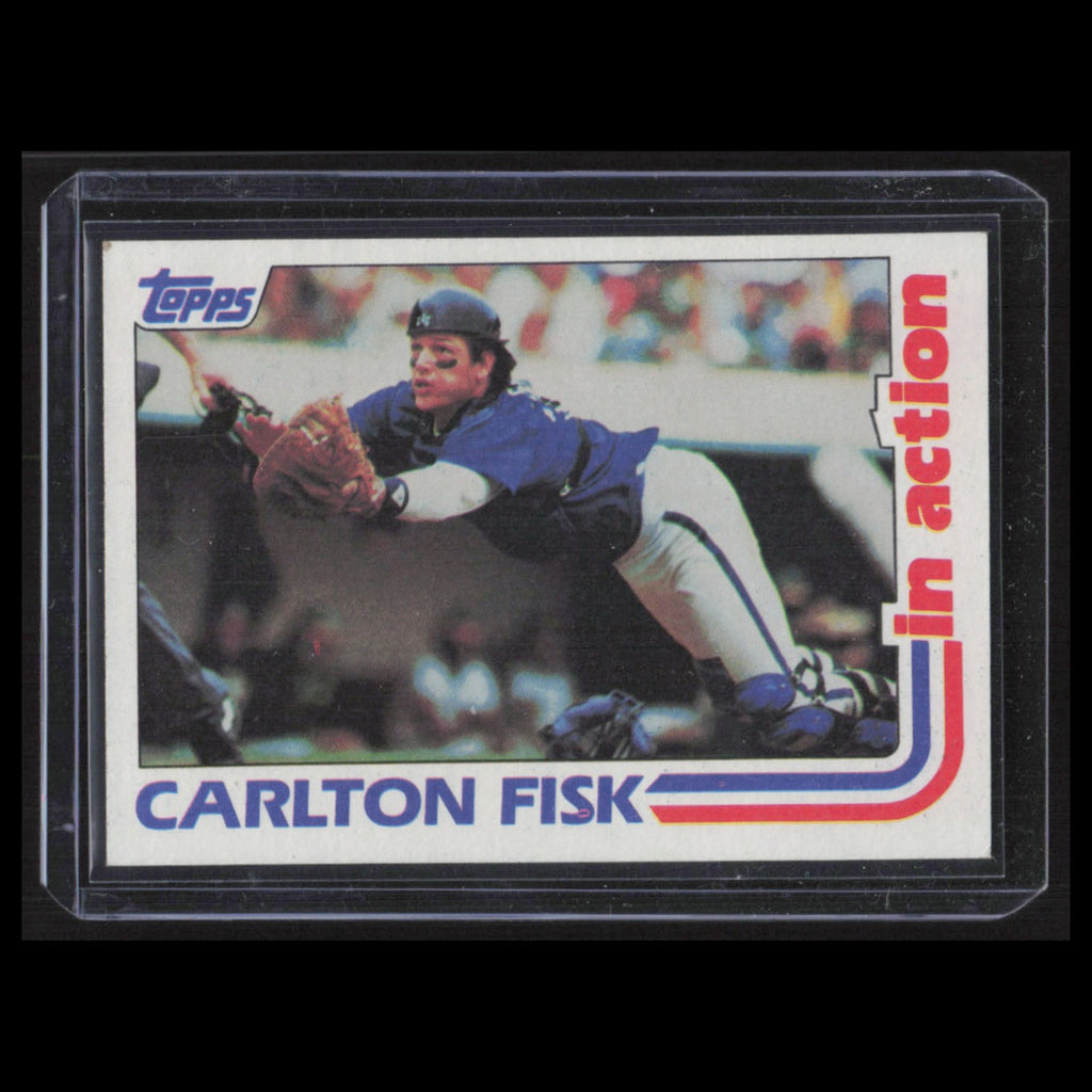 Carlton Fisk #111 1982 Topps Chicago White Sox Baseball Card MLB NM