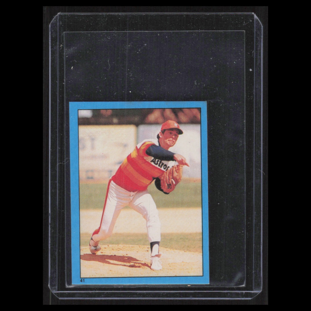 Nolan Ryan #41 1982 Topps Stickers Houston Astros Baseball Card MLB NM