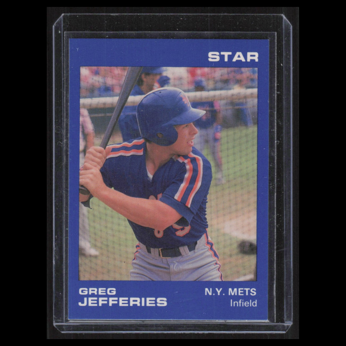 Greg Jefferies #NNO 1988 Star New York Mets Baseball Card MLB NM