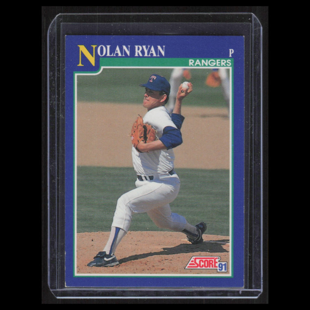 Nolan Ryan #4 1991 Score Texas Rangers Baseball Card MLB NM