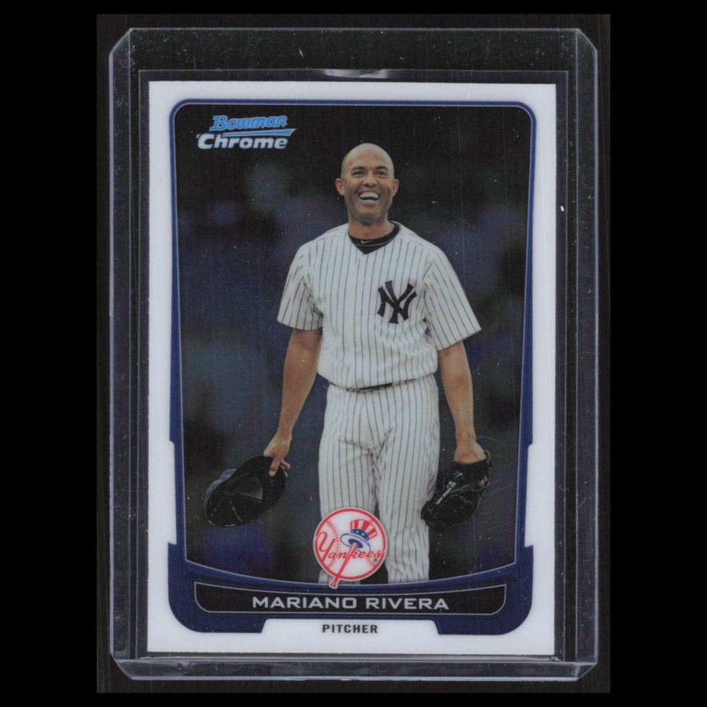 Mariano Rivera #129 2012 Bowman Chrome New York Yankees Baseball Card MLB NM