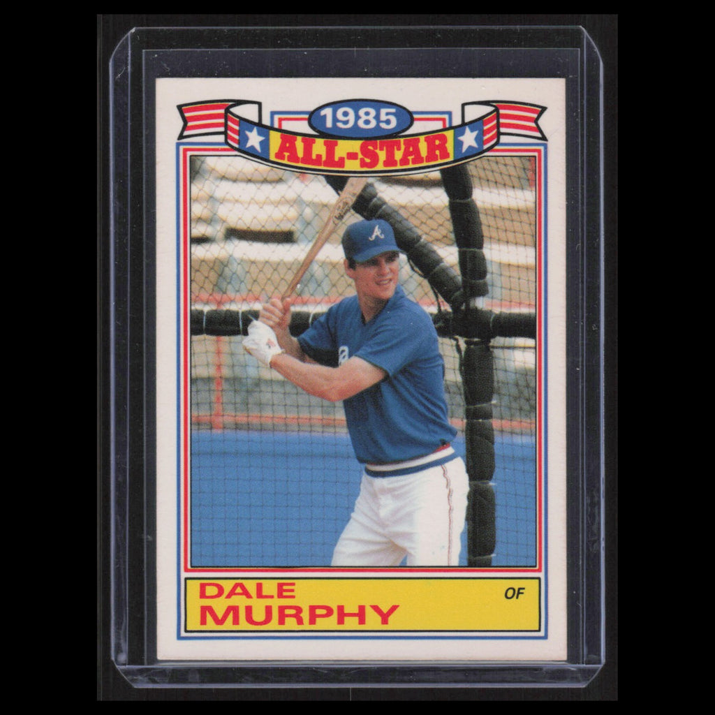 Dale Murphy #18 1986 Topps Atlanta Braves Baseball Card MLB NM