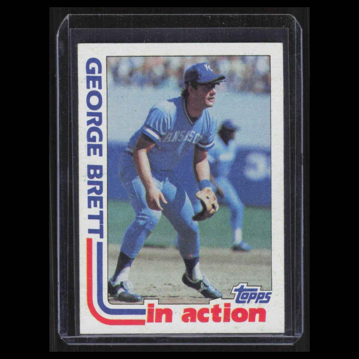 George Brett #201 1982 Topps Kansas City Royals Baseball Card MLB NM