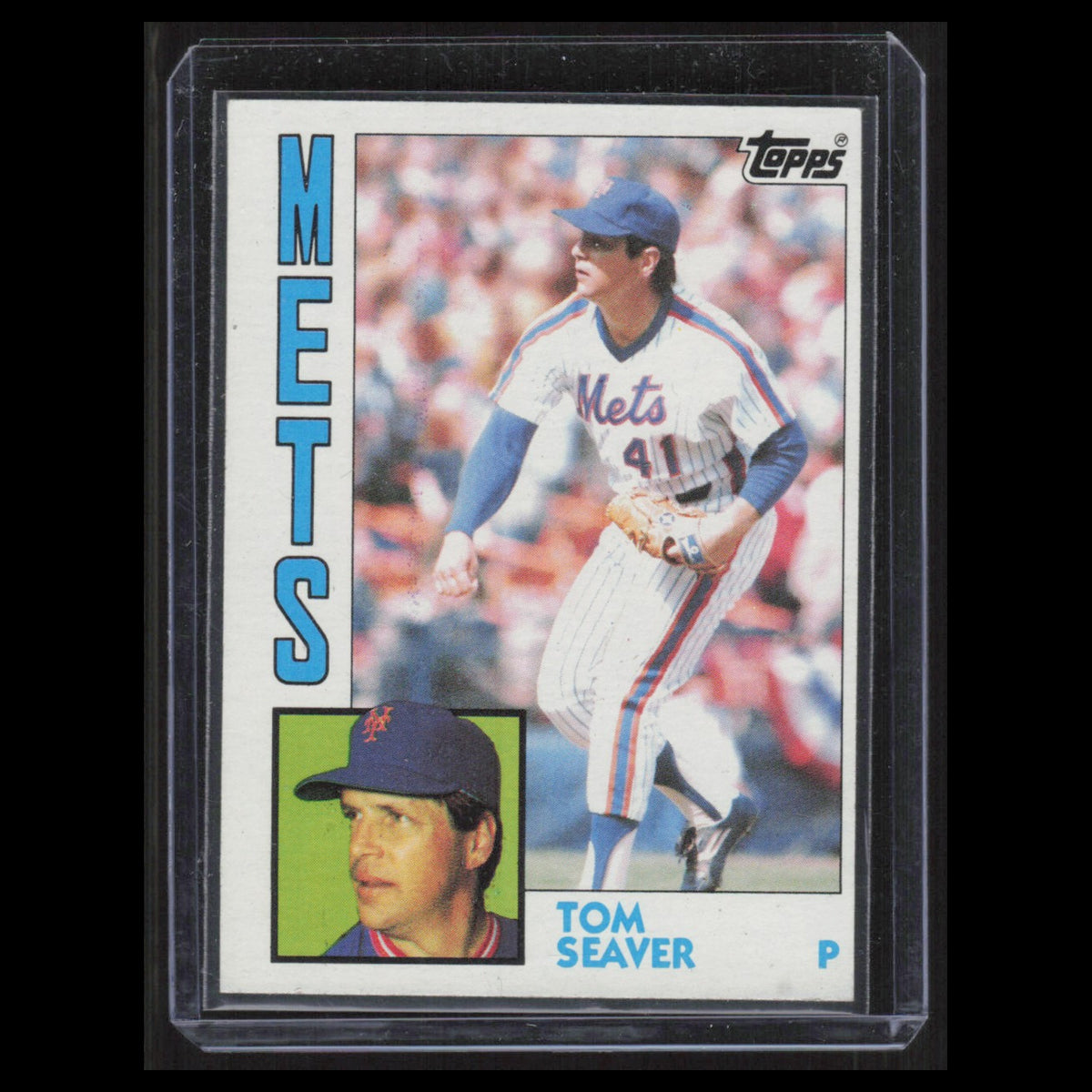 Tom Seaver #740 1984 Topps New York Mets Baseball Card MLB NM