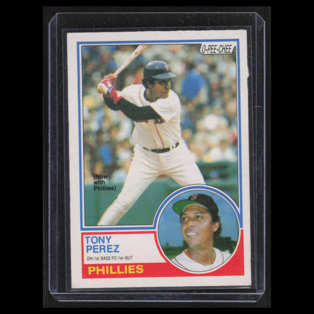 Tony Perez #355 1983 O-Pee-Chee Philadelphia Phillies Baseball Card MLB NM