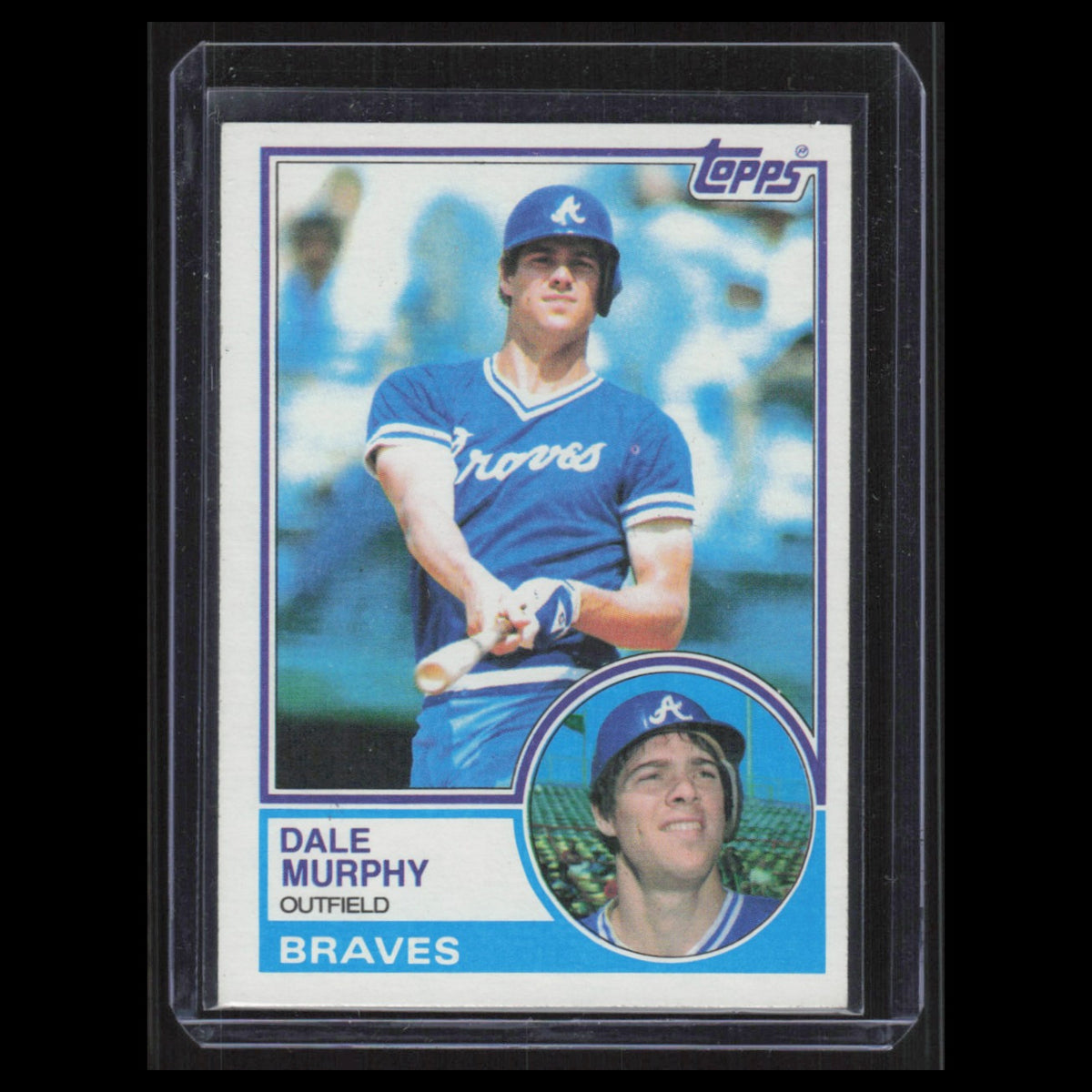 Dale Murphy #760 1983 Topps Atlanta Braves Baseball Card MLB NM