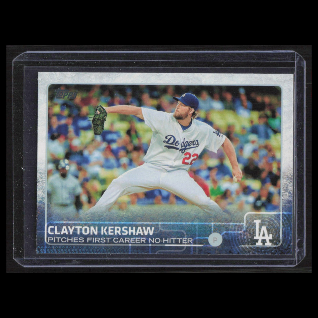Clayton Kershaw #317 2015 Topps Los Angeles Dodgers Baseball Card MLB NM