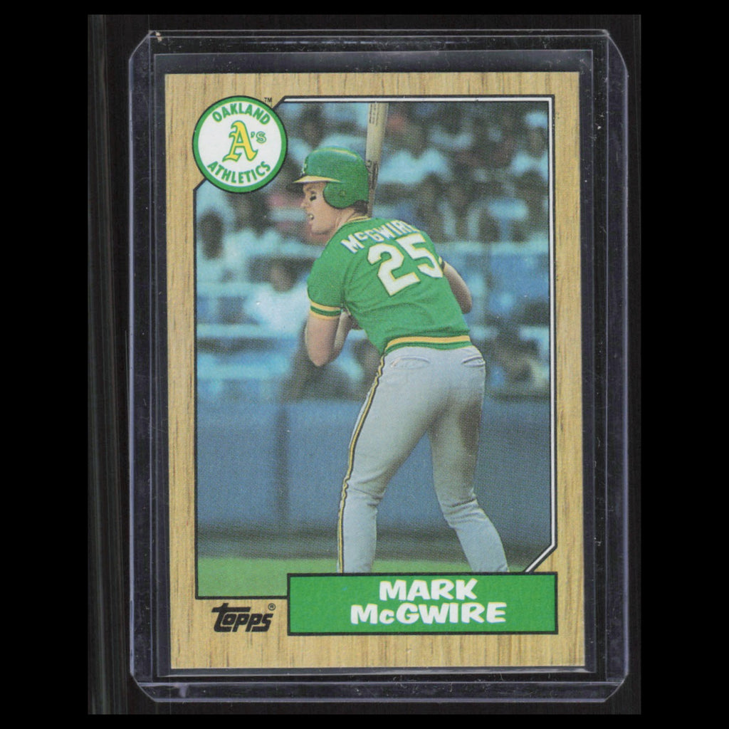 Mark McGwire #366 1987 Topps Oakland Athletics Baseball Card MLB NM